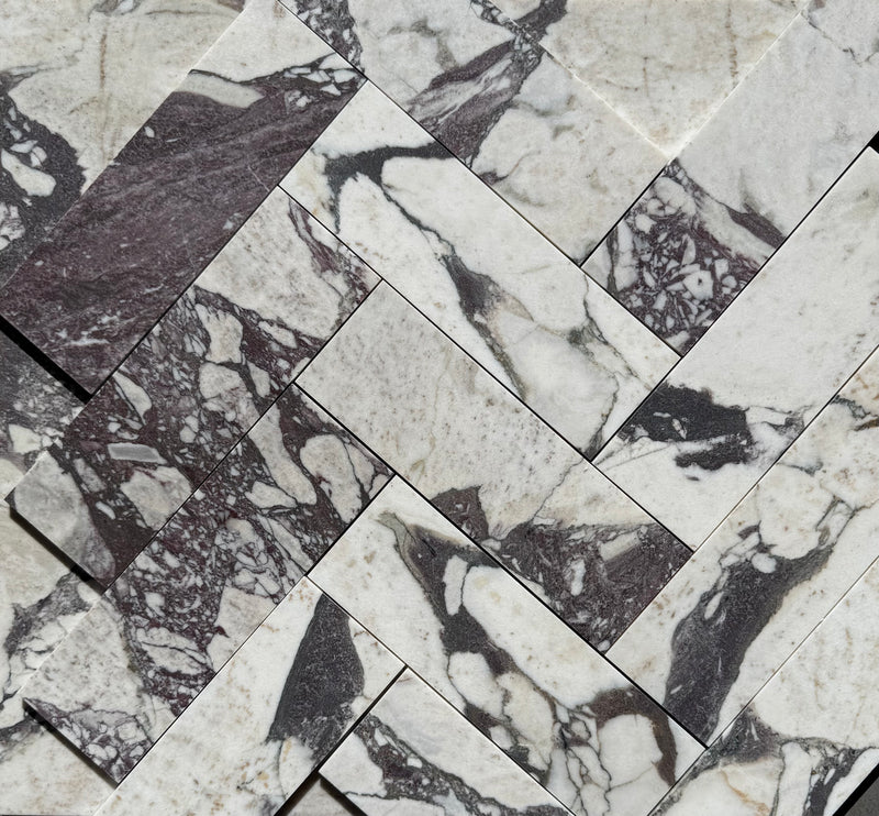 Calacatta Viola Marble Tile 4x12
